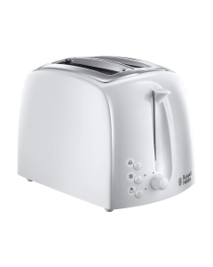 Russell Hobbs Textures 2 Slice White Plastic Toaster 21640