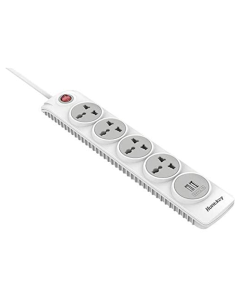 Huntkey Power Strip 3M with 4 AC Sockets, 2 USB Charging Port - SZN507