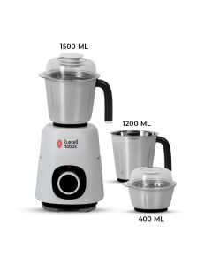 Russell Hobbs 750W Mixer Grinder Supreme with 3 Piece Stainless Steel Jars - MG42505 - Clearance Sale