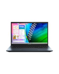 Asus Vivobook Pro 15 M3500QC-OLED0R7W Laptop / Ryzen 7 Processor / 15.6 inch FHD / 16GB Ram / 1TB SSD / 4GB NVIDIA® GeForce RTX™ 3050 GPU / Quiet Blue / English & Arabic Keyboard / 1 Year Warranty