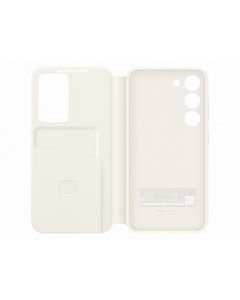 Samsung Galaxy S23 Smart Clear View Cover Cream