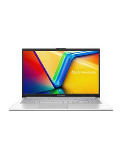 Asus Vivobook Go 15 (E1504GA-NJ233W) Laptop – Intel Core i3-N305 / 15.6inch FHD / 256GB SSD / 8GB RAM / Shared Intel UHD Graphics / Windows 11 Home / English & Arabic Keyboard / Silver / Middle East Version