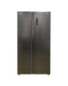 Panasonic 559L Side By Side Refrigerator, Dark Grey - NR-BS734MSAS