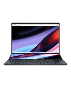Asus Zenbook Pro 14 Duo OLED UX8402VV-OLEDI9TB, Laptop, 14.5inch 2.8K, 120Hz OLED Display, 8GB NVIDIA GeForce RTX 4060 Graphics, Intel Core i9-13900H Processor, 32GB RAM, 1TB SSD, Win 11 Home, Black