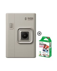 Fujifilm Instax LiPlay Plus Hybrid Instant Camera - Beige