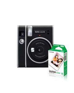 Fujifilm Instax Mini 40 Instant Camera, Black
