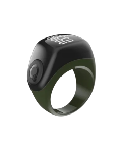 IQibla 0.6-inch OLED Smart Zikr Ring Jood Lite - J01T, Green