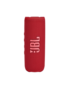 Front view of JBL Flip6 Waterproof Portable Bluetooth Speaker, Red