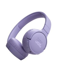 Front and side view of JBL Tune 670NC Adaptive Noise Cancelling Wireless Over-Ear Headphones, Purple