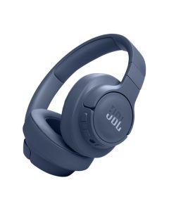 Front and side view of JBL Tune 770NC Adaptive Noise Cancelling Wireless Over-Ear Headphones, Blue