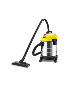 Karcher WD 1 S18L Stainless Steel Container, Wet and Dry Vacuum Cleaner