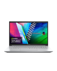 Asus Vivobook Pro 15 OLED, M3500QC-OLED1R5W, 2024, Laptop, 15.6 Inch, 60Hz, FHD OLED, NVIDIA GeForce RTX 3050, AMD Ryzen 5 5600H, 8GB RAM, 512GB SSD, Windows 11 Home, Silver