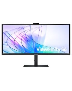 Samsung ViewFinity S6 S65VC 34 Inch Ultra WQHD 100Hz Curved Monitor with Webcam - LS34C650VAMXUE