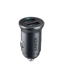 Anker PowerDrive 2 Alloy Car Charger, Black - A2727H12  