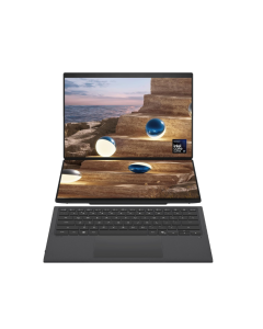 ASUS Zenbook Duo UX8407AA-SN062W Dual Screen Laptop with Keyboard + Pen, 14 Inch, 3K OLED Display, 144Hz, Intel Core Ultra 7 355H, Intel Arc Graphics, 32GB RAM, 1TB SSD, Windows 11, Gray - U7MB1SS3BJ