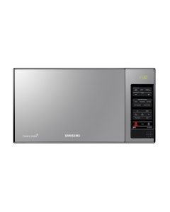 Samsung 40L Grill Microwave Oven with Glass Mirror Finish, Enamel White - MG402MADXBB/SG