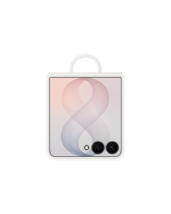 Samsung Galaxy Z Flip8 Silicone Ring Magnet Case, Cream - EF776CWEGWW 