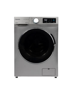 Front view of Panasonic 9KG Front Load Inverter Washing Machine, Abaya Wash, NA-18MG1LAS