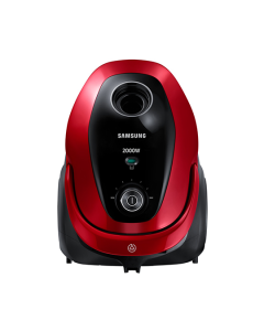 Samsung 2000W Canister Bag Vacuum cleaner, Red - VC20M2530WR/SG