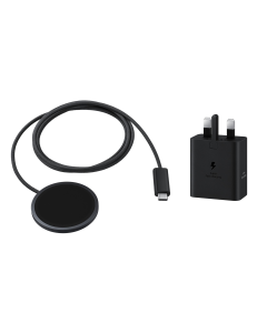 Samsung 25W Magnetic Wireless Charger + 45W TA, Gray - P2900TBEGGB 