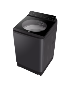 Front view of Panasonic 16KG Top Load Washing Machine, Abaya Wash, NA-FD16X1BRU 