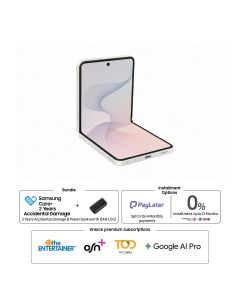 Samsung Galaxy Z Flip8 5G, 256GB Storage 12GB Ram Smartphone, Cream - F776BZWOMEA