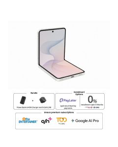 Samsung Galaxy Z Flip8 5G, 512GB Storage 12GB Ram Smartphone, Cream - F776BZWPMEA