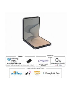 Samsung Galaxy Z Flip8 5G, 256GB Storage 12GB Ram Smartphone, Graphite - F776BZKOMEA
