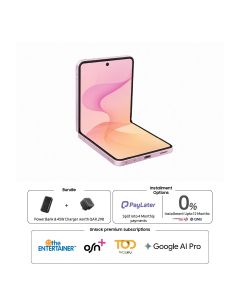 Samsung Galaxy Z Flip8 5G, 512GB Storage 12GB Ram Smartphone, Pink - F776BLIPMEA