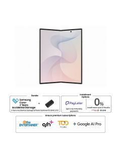 Samsung Galaxy Z Fold8 Ultra 5G, 256GB Storage 12GB Ram Smartphone, Cream - F976BZWIMEA