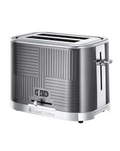 Russell Hobbs Geo Steel 2 Slice Toaster 25250 - Clearance Model