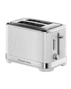 Russell Hobbs Structure 2 Slice Toaster - 28090 - White - Clearance Model