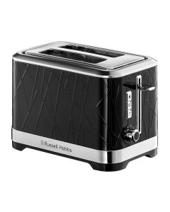 Russell Hobbs Structure 2 Slice Toaster - 28091 - Black - Clearance Model