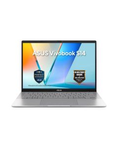 ASUS Vivobook S14 S3407VA-LY143W, 14.0-inch WUXGA (1920 x 1200) IPS-level Display, 60Hz, Intel® Core™ 5 Processor 210H 2.2 GHz, Intel® UHD Graphics, 8GB DDR5 RAM, 512GB M.2 NVMe™ PCIe® 4.0 SSD, Windows 11 Home, Cool Silver