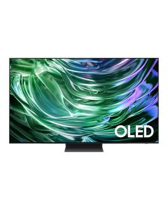 Front view of Samsung 83 Inch S90D OLED 4K Smart AI TV - QA83S90DAEXZN