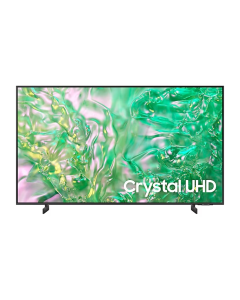 Front view of Samsung 65 Inch DU8000 Crystal UHD 4K Smart TV - 65DU8000UXZN