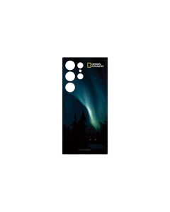 Samsung Accessory Haainc National Geographic Aurora Flipsuit Card for Galaxy S24 Ultra, Black, TOS928HINBW
