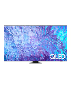 Front view of Samsung 98 Inch Q80C QLED 4K Smart TV - QA98Q80CAUXZN 