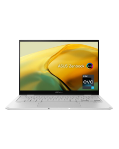 Asus Zenbook 14 Flip UP3404VA-OLED-1W, 2024, 2-in-1 Laptop, 14 Inches, 60Hz, 2.8K OLED, Intel Iris Xe Graphics, Intel Core i7-1360P, 16GB RAM, 1TB SSD, Windows 11 Home, Foggy Silver