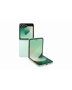 Front and rear view of Samsung Galaxy Z Flip6 5G, 256GB Smartphone, Mint