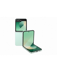 Front and rear view of Samsung Galaxy Z Flip6 5G, 512GB Smartphone, Mint 