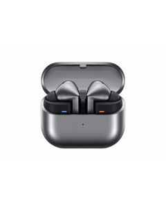 Front view of Samsung Galaxy Buds 3 Pro Silver - R630NZAAMEA