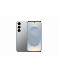 Front and rear view of Samsung Galaxy S25, 256GB 12GB Ram Smartphone, Silver - S931BZSOMEA  
