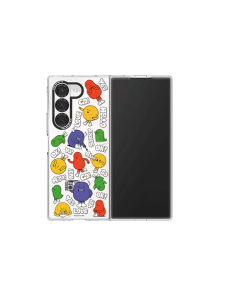 Samsung Accy Sticky Monster Lab Friends Slim Impression Fold6 Case White, FPF956SBDWW