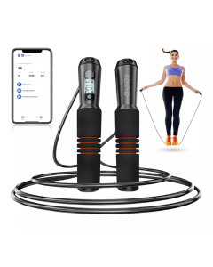 Renpho Smart Jump Rope, Black - RQ001BK