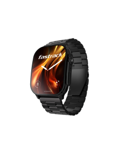 Titan Fastrack Horizon S1 1.96 inches AMOLED Display - 38166NM01, Metal Black