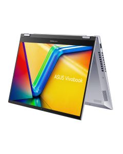 ASUS Vivobook S 14 Flip, TP3402VA-LZ144W, 2024, Convertible Laptop, 14.0-inch, 60Hz, WUXGA Touch Display, Intel Iris Xᵉ Graphics, Intel Core i9-13900H, 16GB RAM, 1TB SSD, Windows 11 Home, Cool Silver