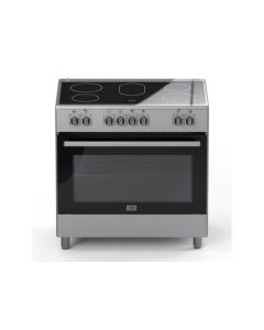 BLUE 90x60 Ceramic Cooker, Electric Oven with Fan and Rotisserie 