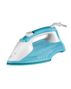 Front and side view of Russell Hobbs Light & Easy Brights Aqua - RH26482