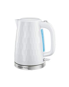 Russell Hobbs 1.7L Kettle Honeycomb Series, White - 26050